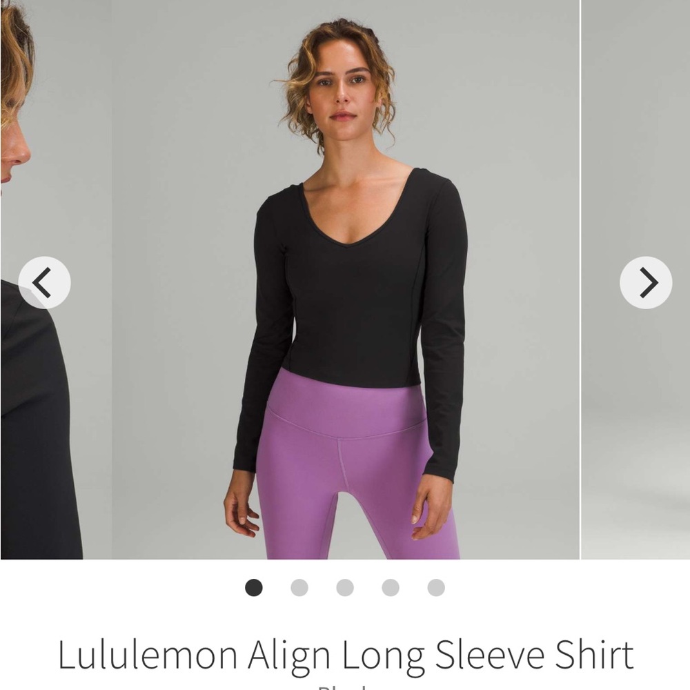 Lululemon Align Long Sleeve V-Neck Top
